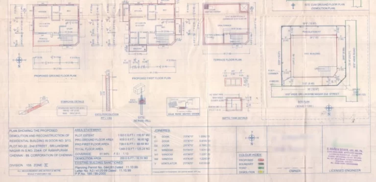 Approved building drawings