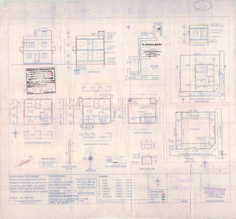 Approved building drawings